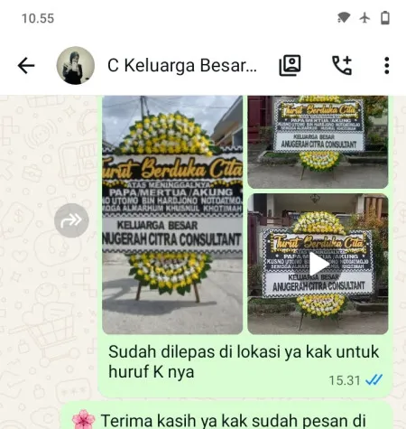 Pengiriman Papan Bunga Duka Kedungbacin Todanan